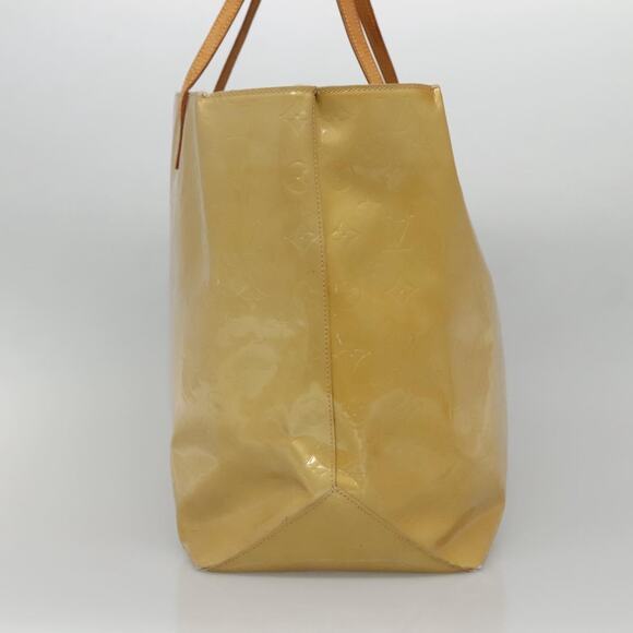 LOUIS VUITTON Monogram Vernis Reade GM Tote Bag Beige M91140 - Picture 5 of 12